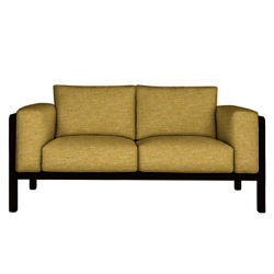 Furia Heming Medium Sofa Audry Dark Citrine